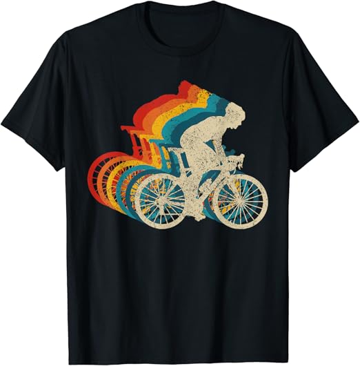 Cycling Vintage Retro Road Bike Racing Cyclist Gift TShirt Amazon.co